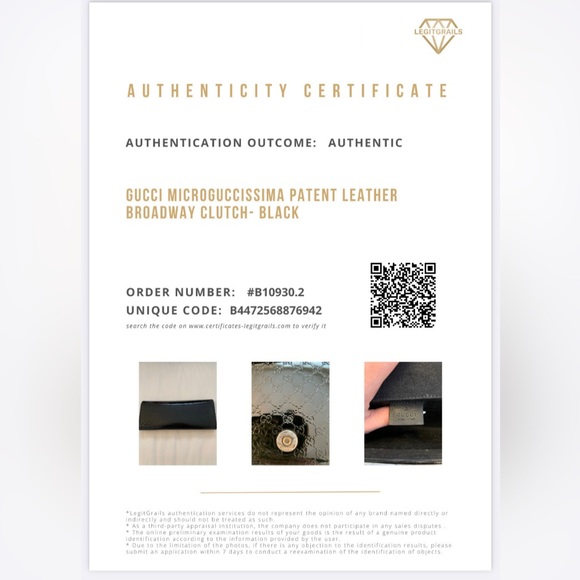 SOLD- Authentic Gucci Microguccissima Patent Leather Broadway Clutch- Black - Picture 9 of 9